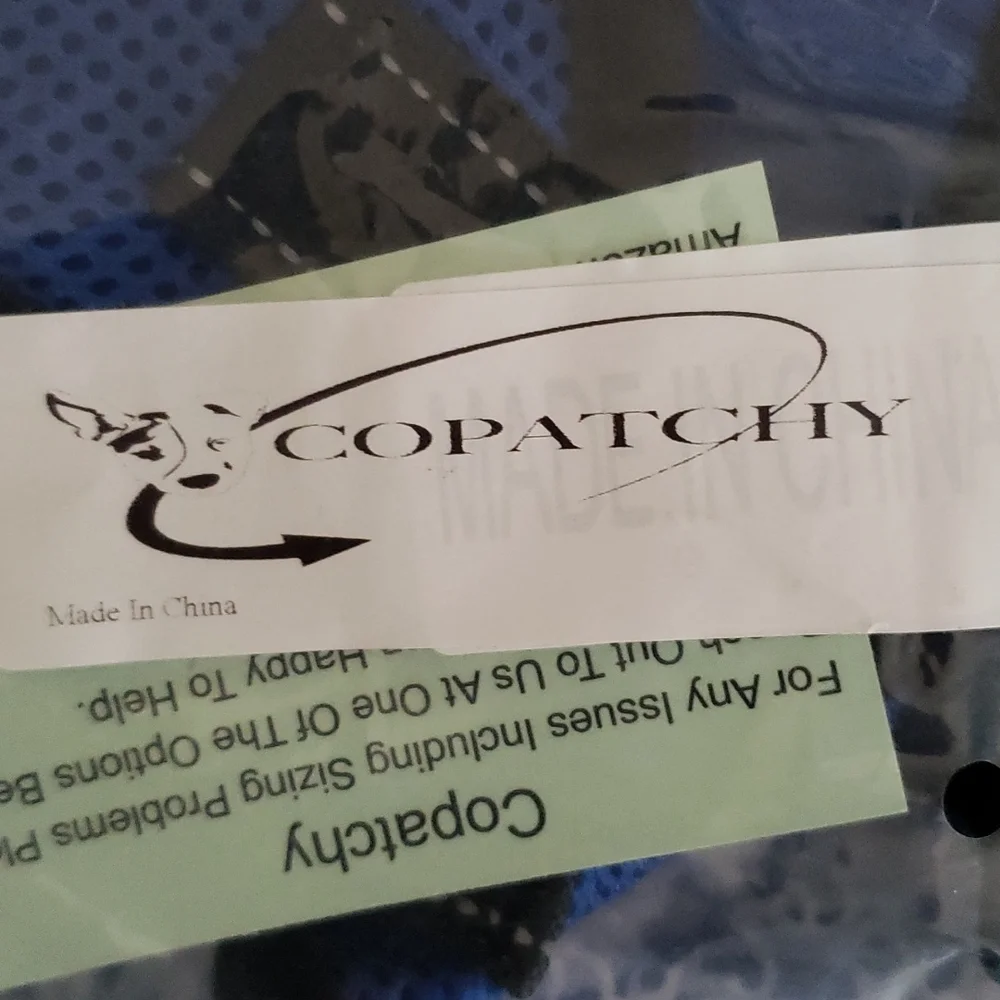 NIB Copatchy XL No Pull Reflective Dog Harness
